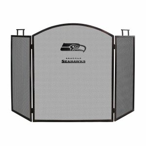 Seattle Seahawks Imperial Fireplace Screen - Brown