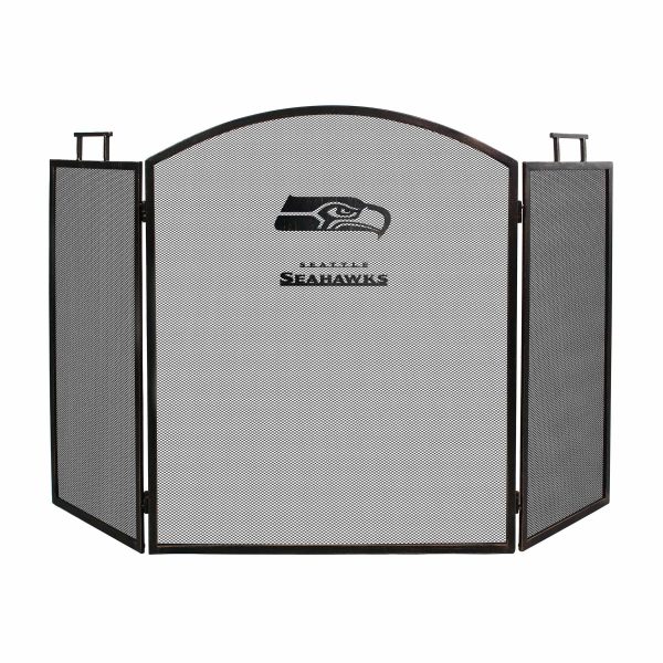 Seattle Seahawks Imperial Fireplace Screen - Brown