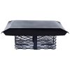 Shelter SCADJ-S Single-Flue Adjustable Black Galvanized-Steel Chimney Cap (Small) 3