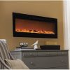 Sideline 50" Wide Wall Mounted Electric Fireplace - Black