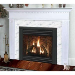 Sienna Flush Fireplace Mantel in Medium Provincial