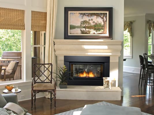 Sierra Flame PALISADE-36-NG 36 in. See-Thru Palisade Linear Direct Vent Gas Fireplace - Natural Gas 2