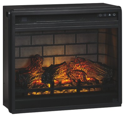 Signature Design by Ashley Entertainment Accessories Black Fireplace Insert Infrared 1