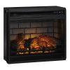 Signature Design by Ashley Entertainment Accessories Black Fireplace Insert Infrared