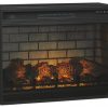 Signature Design by Ashley Entertainment Accessories Black LG Fireplace Insert Infrared 3