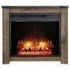 Signature Design by Ashley Trinell Brown Fireplace Mantel w/FRPL Insert 11