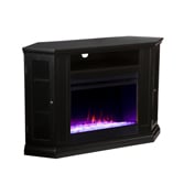 Silverado Color Changing Convertible Fireplace - Black 1