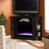 Silverado Color Changing Convertible Fireplace - Black