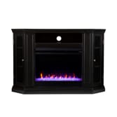 Silverado Color Changing Convertible Fireplace - Black 6