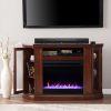 Silverado Color Changing Convertible Fireplace - Cherry