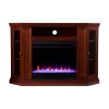 Silverado Color Changing Convertible Fireplace - Cherry 11