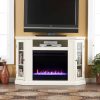 Silverado Color Changing Convertible Fireplace - Ivory