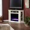 Silverado Color Changing Convertible Fireplace - Ivory 12