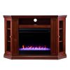 Silverado Color Changing Convertible Fireplace – Brown Mahogany 26