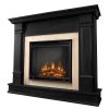 Silverton Electric Fireplace in Black by Real Flame