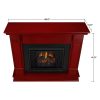 Silverton Electric Fireplace in Black by Real Flame 9
