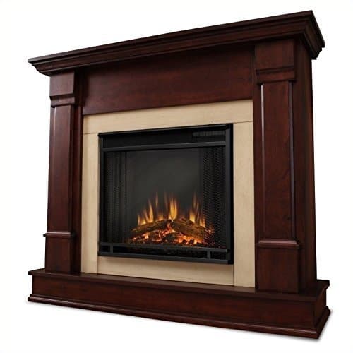 Silverton Electric Fireplace in Dark Mahogany by Real Flame 1