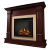 Silverton Electric Fireplace in Dark Mahogany by Real Flame