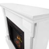 Silverton Electric Fireplace in White by Real Flame 6