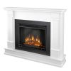 Silverton Electric Fireplace in White by Real Flame 7
