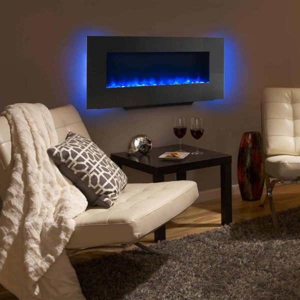 SimpliFire 38-Inch Linear Wall Mount Electric Fireplace 2