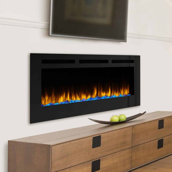 SimpliFire Allusion 60-Inch Wall Mount Electric Fireplace