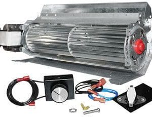 Skytech GFK-4 Temperature Controlled 165 CFM Fireplace Blower Fan Kit with Speed Control Knob