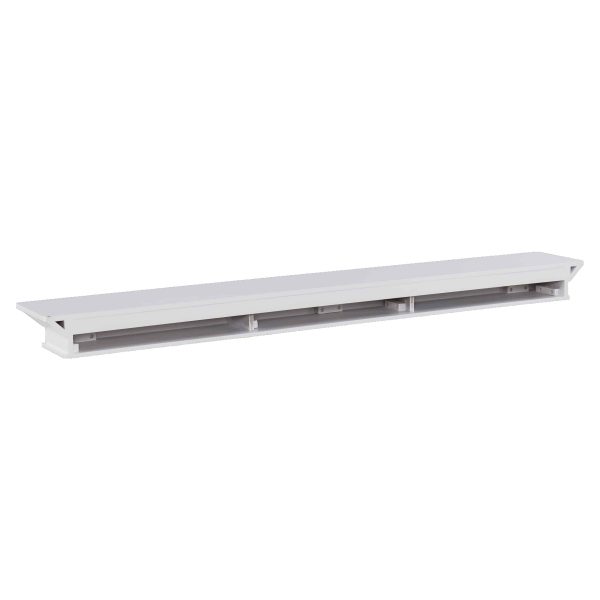 Southern Enterprises Afflo Floating Mantel/Wall Shelf, Traditional Style, White 10