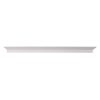 Southern Enterprises Afflo Floating Mantel/Wall Shelf, Traditional Style, White 13
