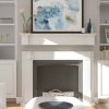 Southern Enterprises Aggeta Fireplace Mantel Shelf, Traditional Style, White 47