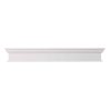 Southern Enterprises Arriflair Floating Mantel/Wall Shelf, Traditional Style, White 17