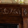 Southern Enterprises Calvert Carved Electric Fireplace 13