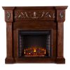 Southern Enterprises Calvert Carved Electric Fireplace 14