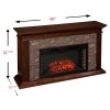 Southern Enterprises Canyon Heights Electric Fireplace 14