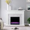 Southern Enterprises Color Changing Marble Tiled Fireplace 18