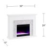 Southern Enterprises Color Changing Marble Tiled Fireplace 21