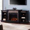 Southern Enterprises Gallatin Electric Fireplace with Bookcase 6
