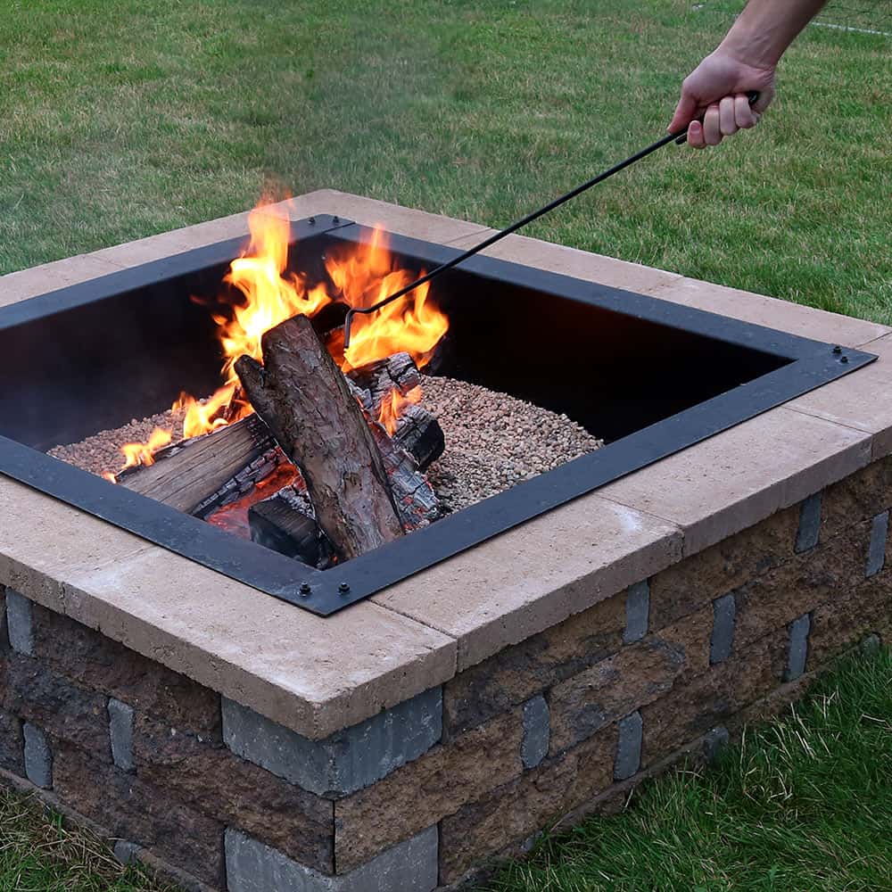 Sunnydaze Fire Pit Poker Stick, Outdoor Camping Fireplace Tool, Steel ...