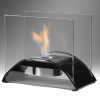 Sunset Table Top Fireplace in Gloss Black