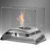 Sunset Table Top Fireplace in Stainless Steel