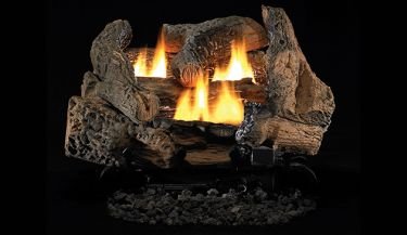 Superior LVD18GO 18" Golden Oak Vent Free Gas Log Set - Burner Sold Separately