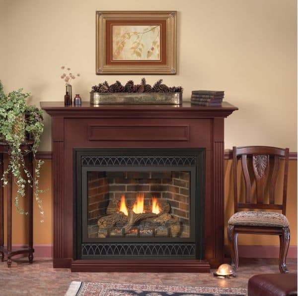 Tahoe Deluxe 36 DV IP Fireplace with Barrier Screen