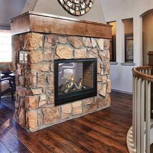 Tahoe Premium 36 Clean Face DV MV See-Through Fireplace - Natural Gas