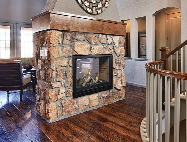 Tahoe Premium 36 Clean Face DV MV See-Through Fireplace - Natural Gas