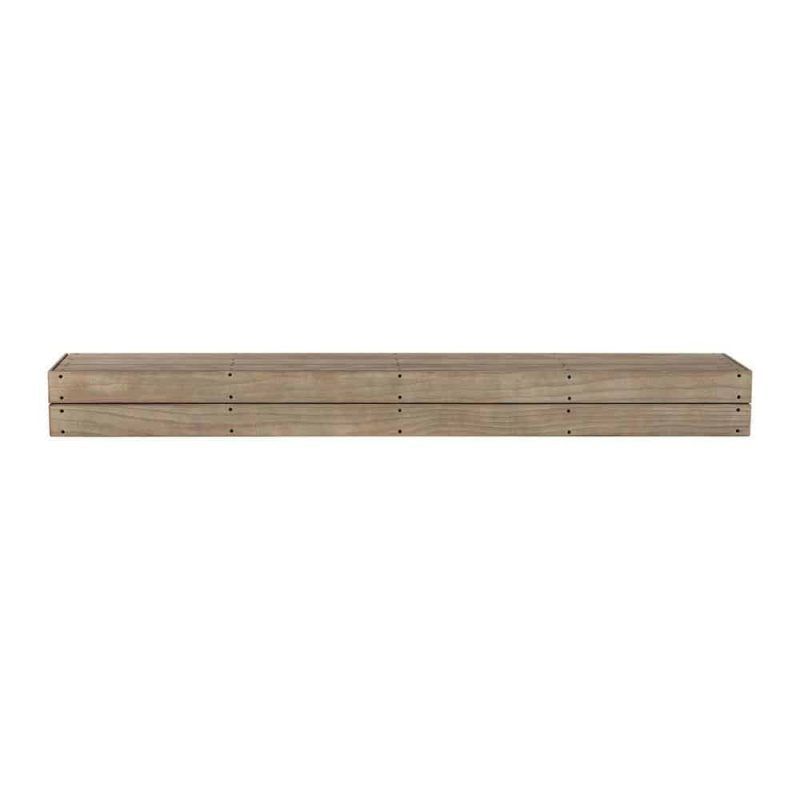 The Cades Cove 48 Pallet Mantel Shelf Fontana Finish