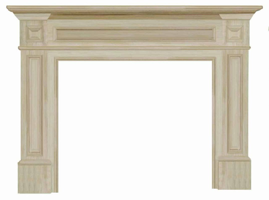 The Classique 50" Fireplace Mantel Unfinished