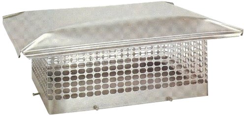 The Forever Cap CCSS1414 13 x 13-Inch Stainless Steel 5/8-Inch Spark Arrestor Mesh Chimney Cap