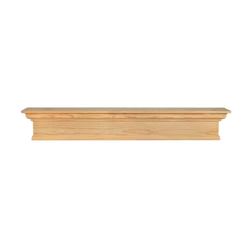 The Savannah 60" Shelf or Mantel Shelf Unfinished