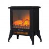 Thermomate 15" Freestanding Black Portable Electric Fireplace with Realistic Flame and Burning Log Effect , CSA Approved 8