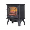 Thermomate 17" Freestanding Black Portable Electric Fireplace with Realistic Flame and Burning Log Effect, CSA Approved 7